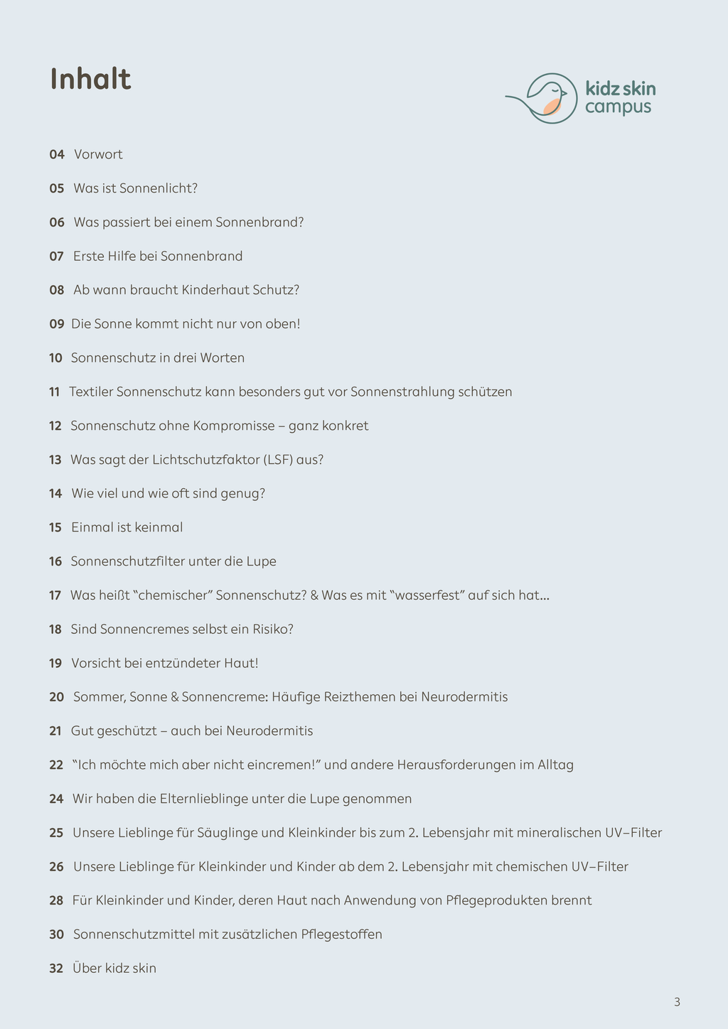 Sonnenschutz bei Kindern: richtig wichtig. Das E-Book mit Produktempfehlungen