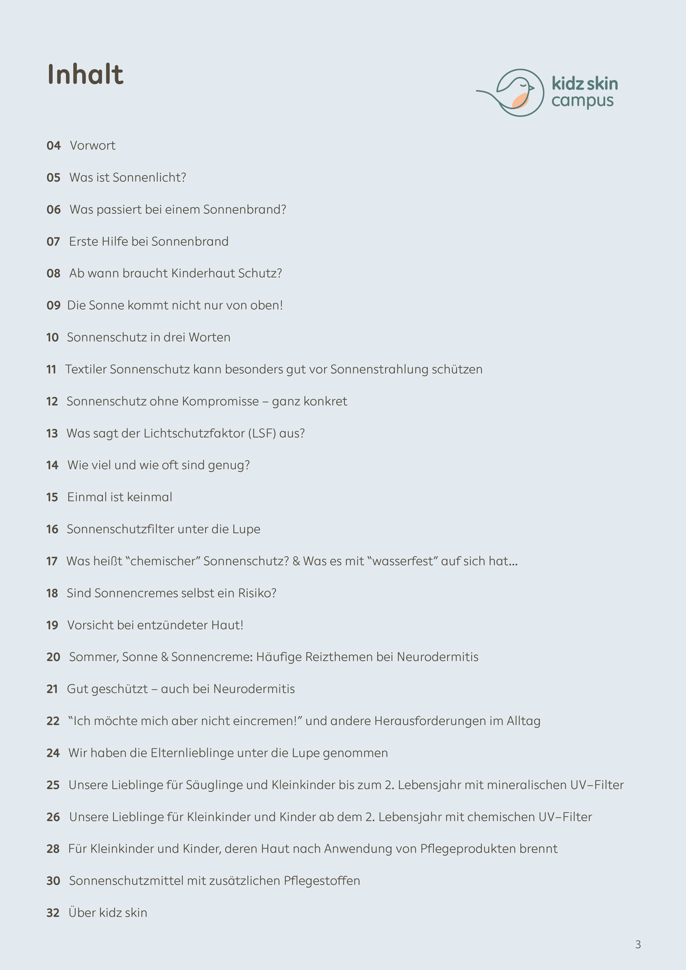 Sonnenschutz bei Kindern: richtig wichtig. Das E-Book mit Produktempfehlungen